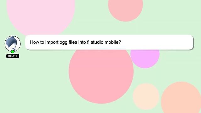 How to import ogg files into fl studio mobile? смотреть онлайн
