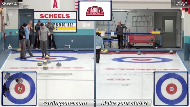 Curling Stadium Bismarck Sheet A 01-11-24 смотреть онлайн