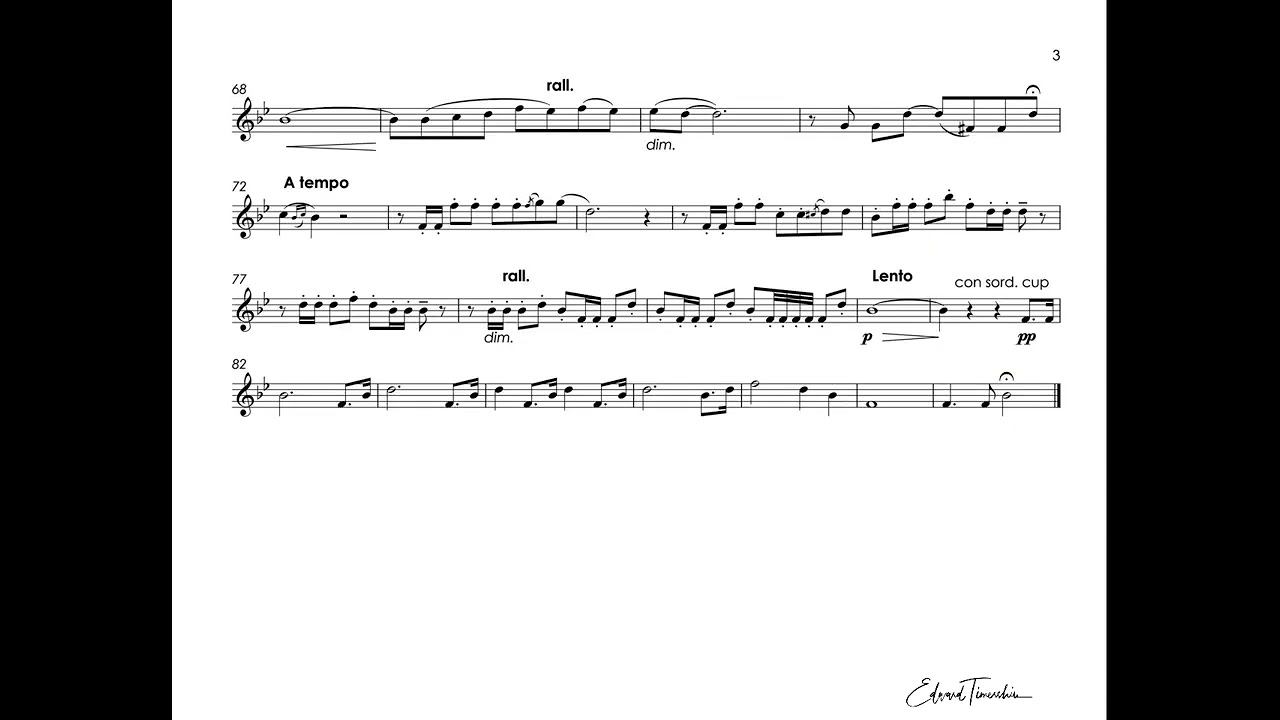 Anderson, Leroy - A Trumpeter's Lullaby - Rafael Mendez trumpet Bb