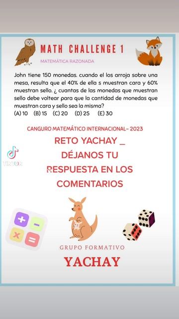 CANGURO MATEMÁTICO INTERNACIONAL -2023 смотреть онлайн
