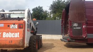 New gadget for Bobcat. Bucket 4 in1.  Челюстной ковш 4 в 1 для бобката