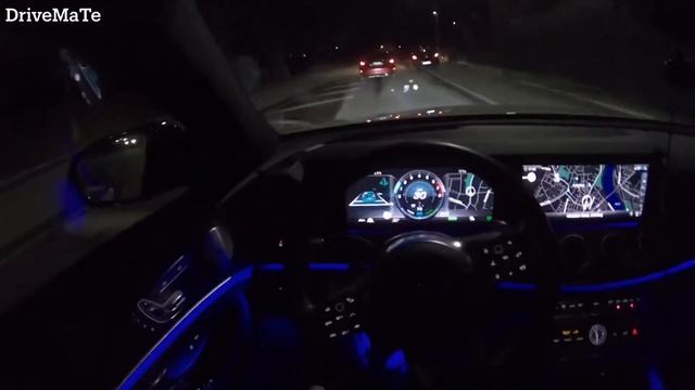 2019 Mercedes Benz E300 Night Drive POV | AMBIENT Lighting
