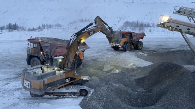 Погрузка щебня смотреть онлайн