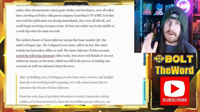 Gamers Hearts SHATTER As GameStop PULLS THE PLUG On GameInformer смотреть онлайн