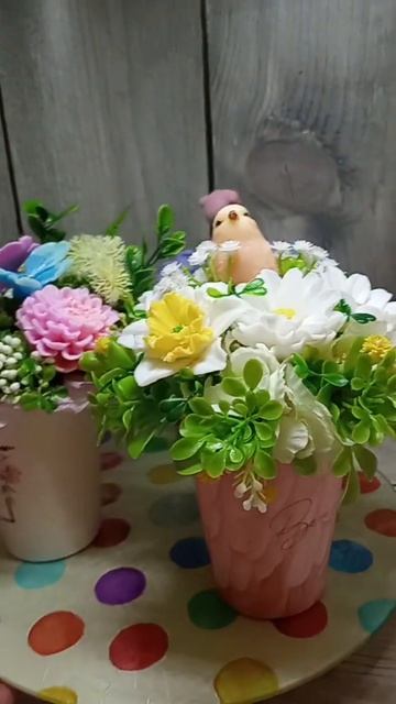 мини букетики из мыла ручной работы