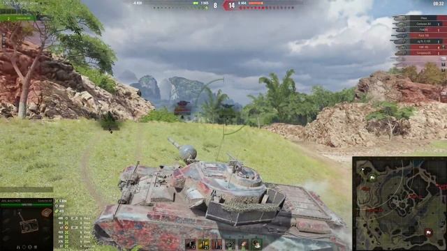 Centurion Action X 10,7K DAMAGE 9 KILLS • 1vs7 Kolobanov • World of Tanks смотреть онлайн