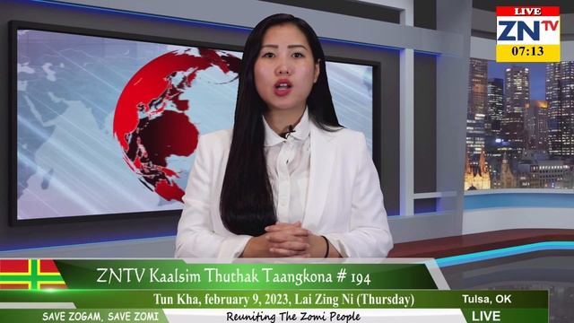 ZNTV Kaalsim Thuthak Taangkna # 194, Feb 9, 2023