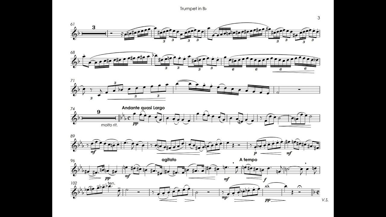 Brandt, Willi - The concert piece No.2 - Timofei Dokshizer  trumpet Bb