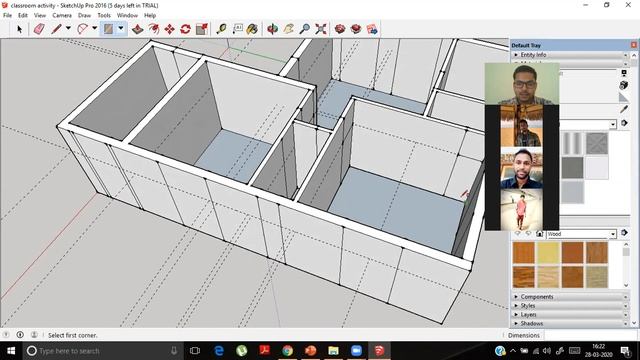 Sketchup Online Class #003 (Hindi Audio)|| 3D Modelling of a Building смотреть онлайн