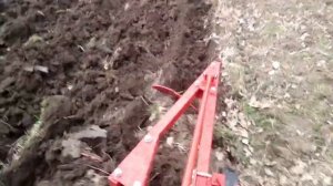 Минитрактор XINGTAI-244 (Синтай) и плуг "WIRAX"вспашка