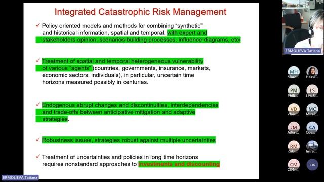 Lunch Seminar #13 - Future Scenarios And Changing Risk