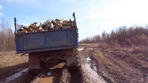 Газ 53 из леса