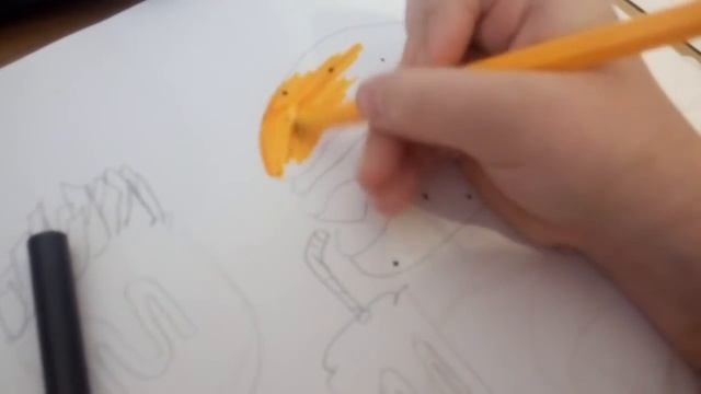 как нарисовать картошку фри игамбургир и кокаколу и соус