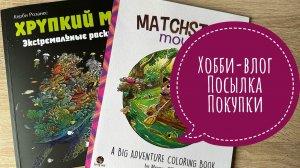 Хобби-влог. Покупки и очень приятная посылка. Что сейчас раскрашиваю?