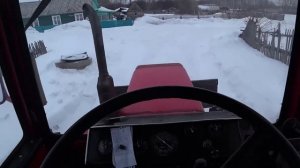 ТРАКТОР Т30 В СНЕГ