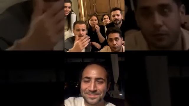 Insta Live. Эфир с просмотром последней серии Sen Çal Kapımı. Hande Ercel. Kerem Bursin. смотреть онлайн