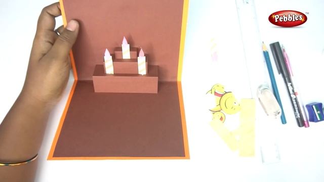 DIY Cake Pop Up Card For Birthday | Easy 3D Cards DIY | Beautiful Birthday Greeting Card Idea