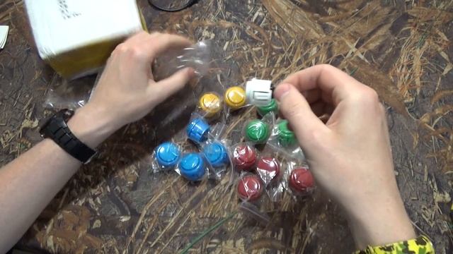 Набор кнопок для аркадного автомата или джойстика из Китая с Aliexpress смотреть онлайн