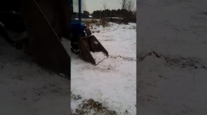 Ковш на заднюю навеску минитрактора.