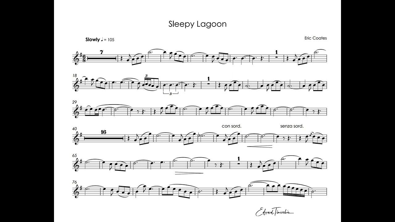 Coates, Eric - Sleepy lagoon - Rafael Mendez trumpet