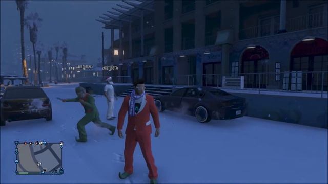 Happy Holidays! SNOW! Grand Theft Auto 5 FESTIVE SURPRISE Update! (GTA 5) смотреть онлайн