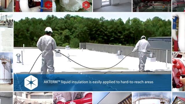 Heat reflective paint for roof AKTERM / Cool Roof Coating for Home Cooling смотреть онлайн