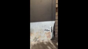 Покраска входной металлической двери! Удаление ржавчины с входной двери и покраска входной двери!