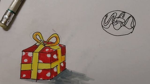 Очень Просто! Рисуем пончик маркерами!