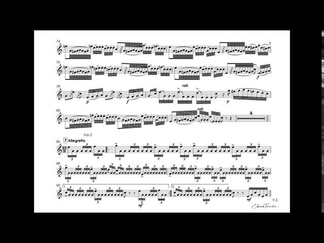 Arban, Jean - Baptist - Air Varie on a folk song;  "The Little Swiss Boy" - Charles Gates cornet