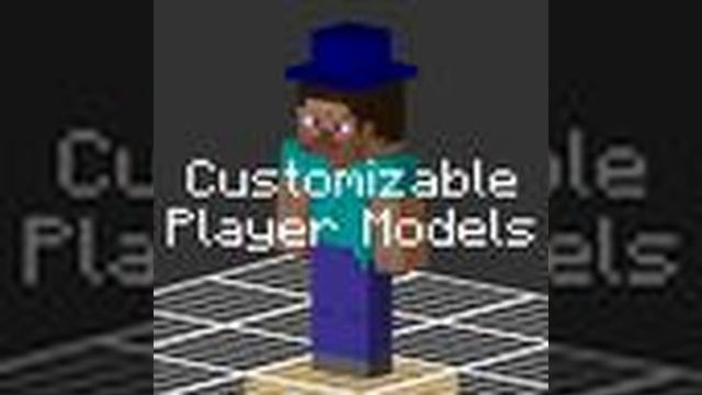 Скачать мод Customizable Player Models [b1.7.3], [25w14craftmine], [25w10a], [25w09b] смотреть онлайн