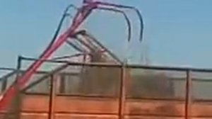 Погрузка сена Т-40