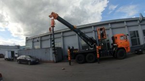 Часть 2. Обзор бурильно-крановой установки JUNJIN SA040C на шасси КАМАЗ 43118 БКМ