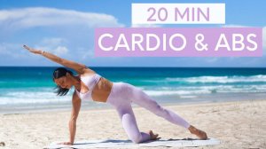 Move with Nicole - 20 MIN PILATES CARDIO & ABS || Low Impact Workout (Stretch Included)