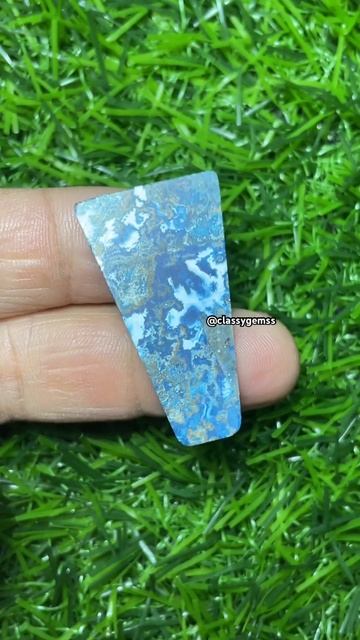 Shattuckite Cabochon | Natural Gemstone #usavlogs #youtubeshorts #azurite #handmadegemstone #gems смотреть онлайн