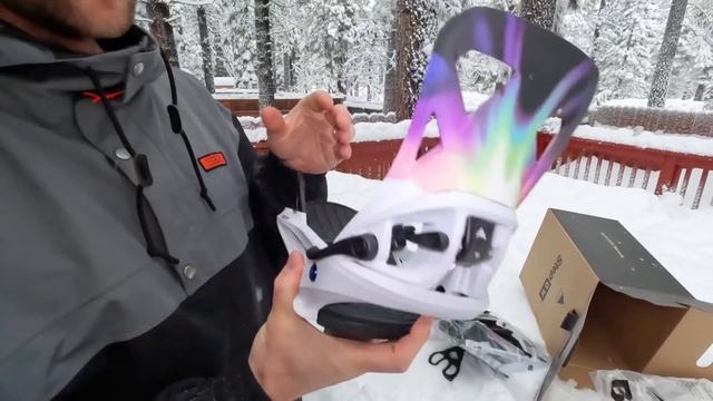 Unboxing Burton Step On Snowboard Bindings смотреть онлайн