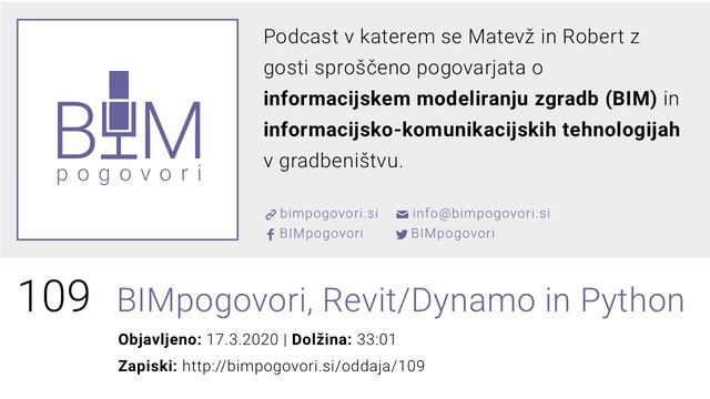 109 BIMpogovori, Revit/Dynamo in Python смотреть онлайн