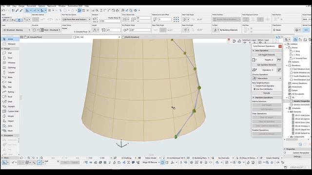 Tornado Tower in Archicad Tutorial without Grasshopper or any addon смотреть онлайн