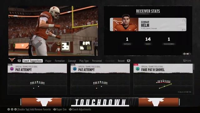 Arkansas vs Texas EA Sports College Football 25 Online Gameplay смотреть онлайн