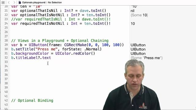 Swift Optionals Part 2 смотреть онлайн