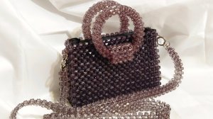 ОБЗОР/ Сумка из квадратных бусин 👛🪩🌞/Бусинка Тобольск