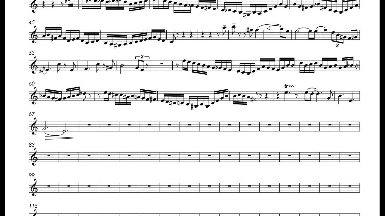 Someday My Prince Will Come - Chet Baker's - transcribed trumpet solo