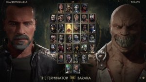 Барака против Терминатора Mortal Kombat 11