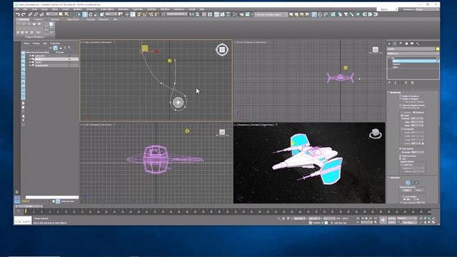 3Ds Max: Create a Spaceship with Symmetry 07 смотреть онлайн