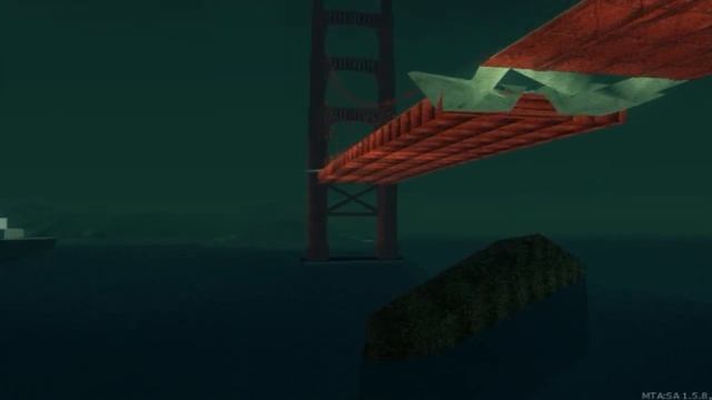 [GTA SA] Ruined Golden Gate - 3D Model MTA San Andreas смотреть онлайн