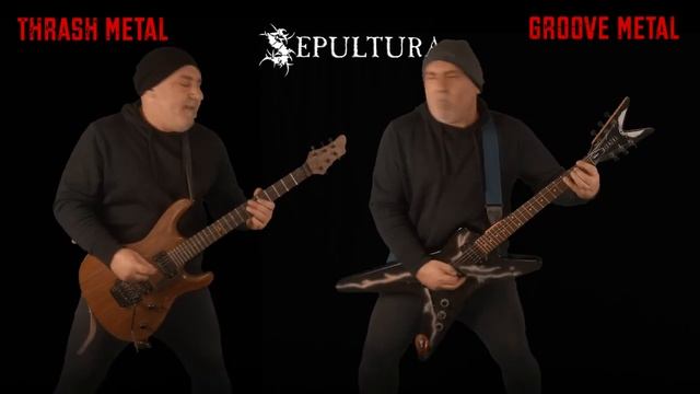 Thrash Metal VS Groove Metal (Guitar Riffs Battle) смотреть онлайн