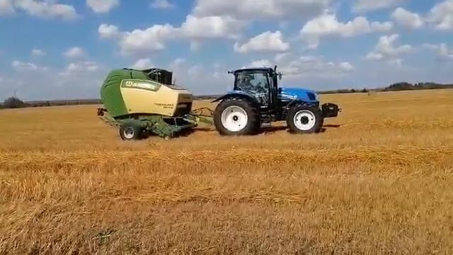 Пресс KRONE. Работа в Алтайском крае. смотреть онлайн
