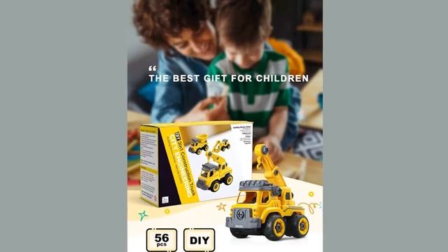 3-in-1 Take Apart Toy with Electric Drill and Screwdriver, Stem Learning Toy смотреть онлайн