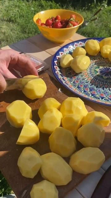 🥩 Готовим говядину с овощами в казане. Забери подарок в комментариях.👇 #видеорецепты #еданаогне #ед