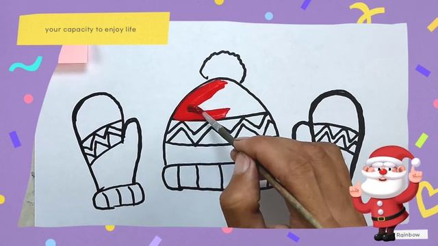 Bolalar uchun chizilgan shapka / Drawing Hat for children / Рисунок Шапка для детей смотреть онлайн
