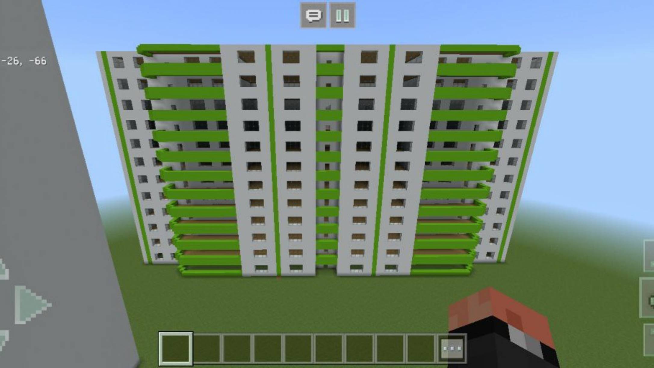 Строим многоэтажный дом в Майнкрафте. Pandos | Minecraft смотреть онлайн